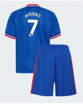 Billige Fotballdrakt Manchester United Mason Mount #7 Replika Bortedraktsett Barn 2026-27 Kortermet (med bukser)